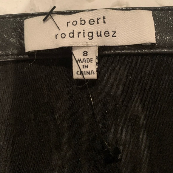 Robert Rodriguez sleeveless leather top - Picture 5 of 6